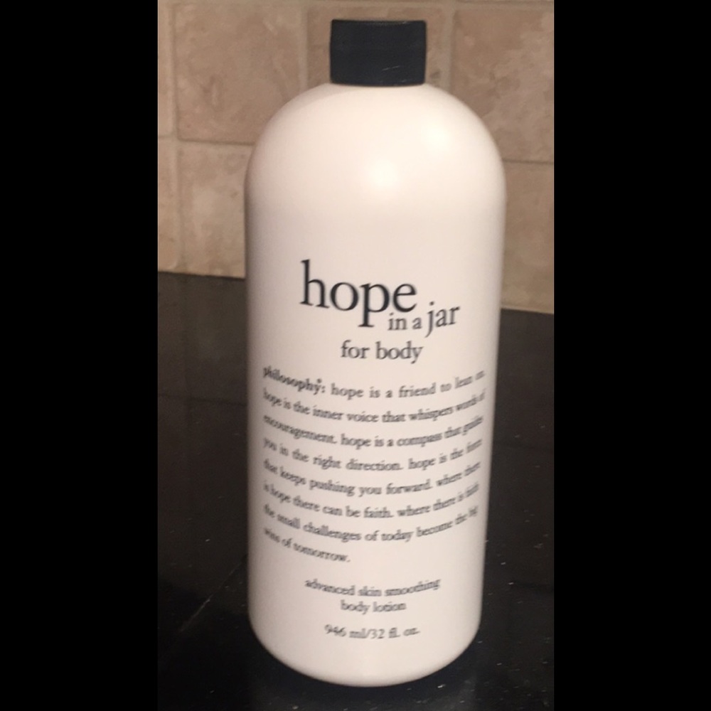 Hope in a jar body lotion